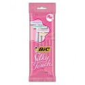 BIC Silky Touch Women?s Disposable Razor 2 Blades Assorted Colors