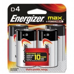 Energizer MAX Alkaline Batteries D