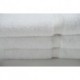Oxford Silver (Merlin) WHITE Towels HAND TOWEL 16 X 27    3 LBS 86% Cotton / 14% Polyester Premium Cam 16S