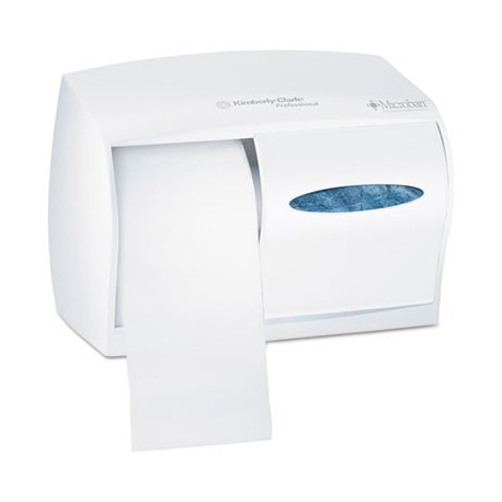 Kimberly-Clark Professional Coreless Double Roll Tissue Dispenser 11 1|10 x 6 x 7 5|8 White