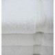 Oxford Gold BATH TOWELS 27 X 54 WHITE 86% Cotton Ringspun 14% Polyester with 100% cotton Loops Cam Border