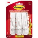 Command General Purpose Hooks Medium 3lb Cap White 6 Hooks & 12 Strips