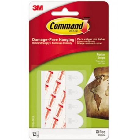 Command Poster Strips Value Pack White