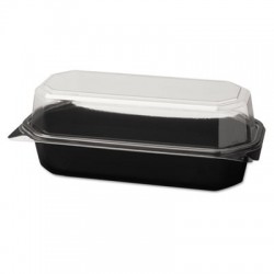 Specialty Containers Black/Clear 20oz 8.79w x 4.46d x 3.15h