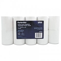 Single Ply Thermal Cash Register/POS Rolls 3 1/8 x 230 ft. White