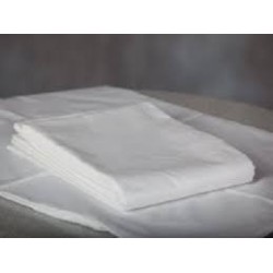 Oxford Super Deluxe Linen KING Fitted Sheets 76 x 80 x 15 - with 15 Pockets 60% Cotten/ 40% Polyester TC250 WHITE 0.5cm Satin
