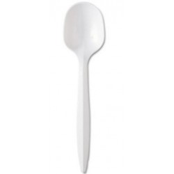 GEN Medium-Weight Cutlery Soup Spoon White