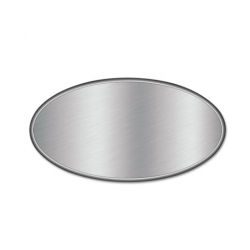 Foil Laminated Board Lids Round 9 Diameter Silver