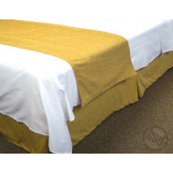 BBED RUNNER  ( Full )  27 x 82  100% POLYESTER DYED SOLID COLOR SATIN BED RUNNER (SCARF) BED RUNNER BACKING: 100% MICRO POLYESTE