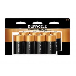 Duracell CopperTop Alkaline Batteries D
