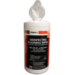 SSS Triple S Disinfectant Cleaning Wipes w/ 65 wips per Carton