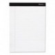 Universal Premium Ruled Writing Pad w/Hvy-Duty Back White 5 x 8 Wide 50 Sheets