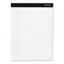 Universal Premium Ruled Writing Pad w/Hvy-Duty Back White 5 x 8 Wide 50 Sheets
