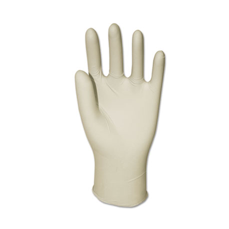 GEN Latex General-Purpose Gloves Powder-Free Natural Medium 4.4 mil