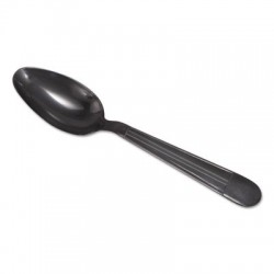 GEN Heavyweight Cutlery Soup Spoons 6 Polypropylene Black