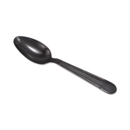 GEN Heavyweight Cutlery Soup Spoons 6 Polypropylene Black