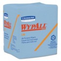 WypAll L40 Wiper 1/4 Fold Blue 12 1/2 x 12 56/Box