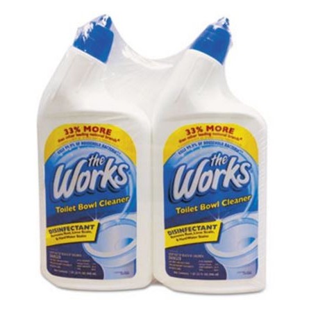 The Works Disinfectant Toilet Bowl Cleaner 32 oz Spray Bottle
