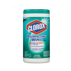 Clorox Disinfecting Wipes Fresh Scent 7 x 8 White 75 Seets per Canister
