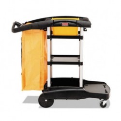 Rubbermaid Commercial High Capacity Cleaning Cart Black