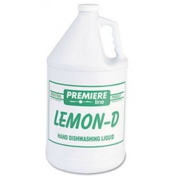 Kess Lemon-D Dishwashing Liquid Lemon 1gal Bottle