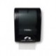 OptiServ Hands-Free Black 3-Notch Mechanical Translucent Controlled Roll Towel Dispenser