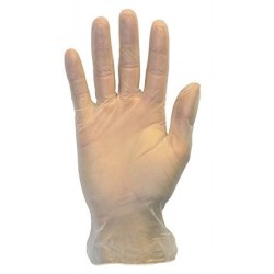 Clean Hand XLarge 81078 Lightly Powdered Vinyl Gloves