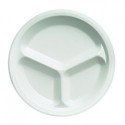 Genpak Elite Laminated Foam Plates 6 Inches White Round