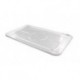 Pactiv Y112045 Silver Aluminum Full Size Flat Lid - 20.31 x 12.37