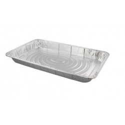 Pactiv Y6120XH Silver Aluminum Steam Table Pan - 20.75 x 12.8