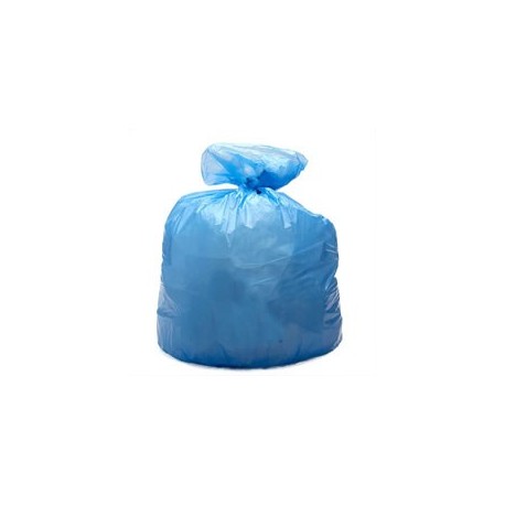 Hdpe 40x48 18 Micron Blue Can Liner