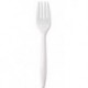 GEN Wrapped Cutlery 6.125 Fork Mediumweight White