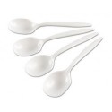 GEN Medium-Weight Cutlery Soup Spoon White 6 1/4