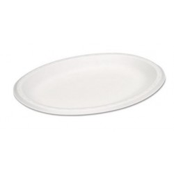 Genpak Celebrity Foam Platters 11.5 x 8.5 White