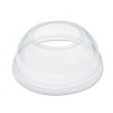 Dart Open-Top Dome Lid for 16-24 oz Plastic Cups Clear 1.9Dia Hole