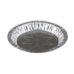 Pactiv Deep Economy Pan Pie Plate Silver 9 Diameter x 1.07 Height Aluminum