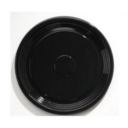 WNA Caterline Casuals Thermoformed Platters PET Black 16 Diameter