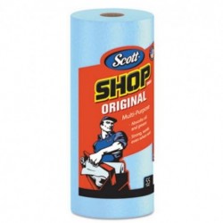 Scott Shop Towels Standard Roll 10 2/5 x 11 Blue