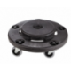 Brute Round Twist On Off Dolly 250lb Capacity Black
