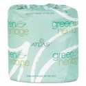 ATLAS PAPER MILLS- Green Heritage Toilet Tissue 4 x 3.1 Sheets 2-Ply 400 per Roll White