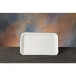 Genpak Supermarket Tray Foam White 8.25 x 5.75