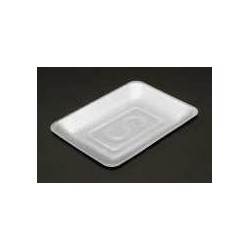 Genpak Heavy Supermarket Tray White 10.5 x 8.25 x 0.70