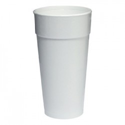 Drink Foam Cups Hot/Cold 24oz White