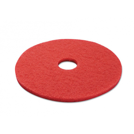 Boardwalk Standard 17-Inch Diameter Buffing Floor Pads Red