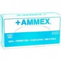 AMMEX Vinyl PF Exam Small Gloves