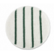 Low Profile Scrub-Strip Carpet Bonnet 21 Diameter White/Green