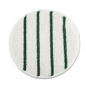 Low Profile Scrub-Strip Carpet Bonnet 21 Diameter White/Green