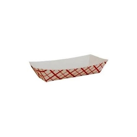 Boardwalk Paper Food Baskets 1/2 lb Capacity Red/White
