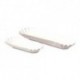 HOTDOG MED WEIGHT TRAY 8IN WHITE