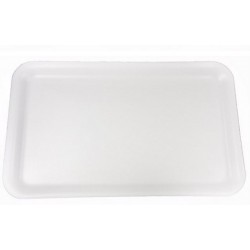 Genpak Supermarket Trays Foam White 12.25 x 7.25 x 0.5
